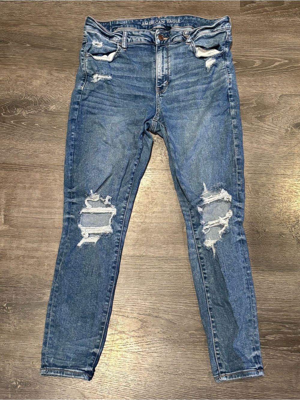 American Eagle Outfitters Women's Jeans High Rise Next Level Stretch Size 14
